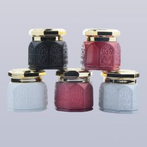 Screw cap face cream bottle