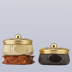 High quality screw glass cream jar